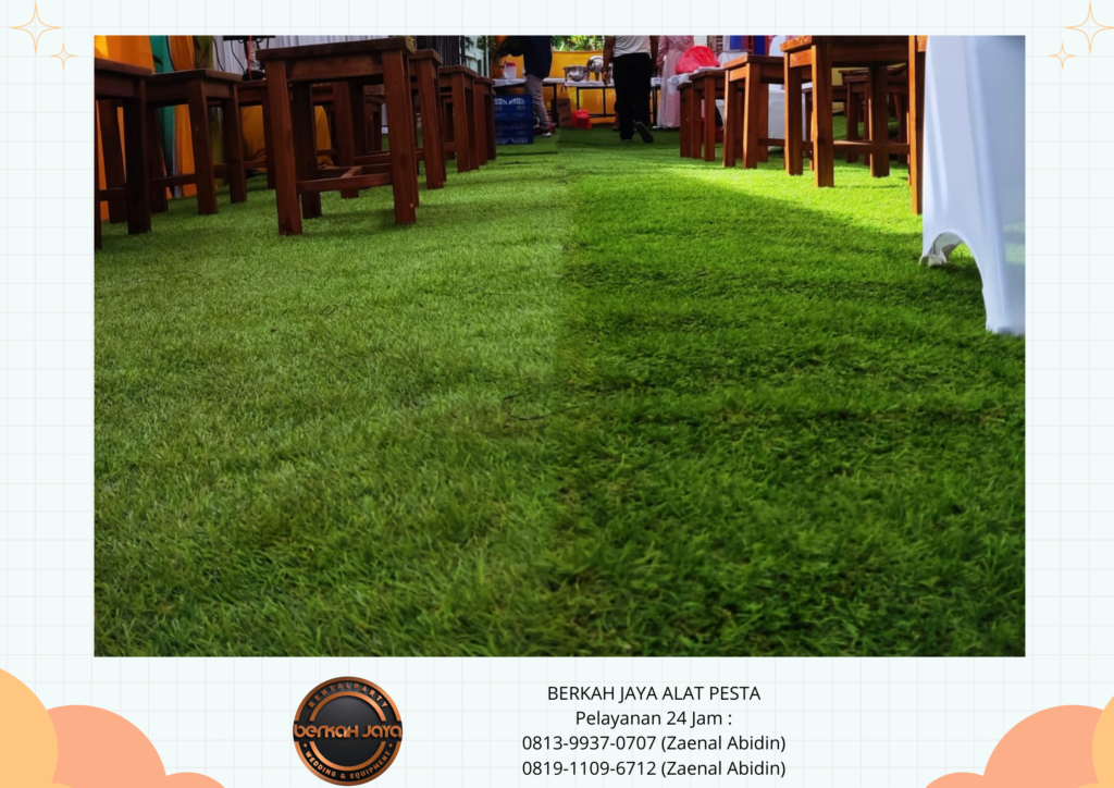 Sewa Karpet Rumput Sintetis Hijau Area Jakarta Selatan