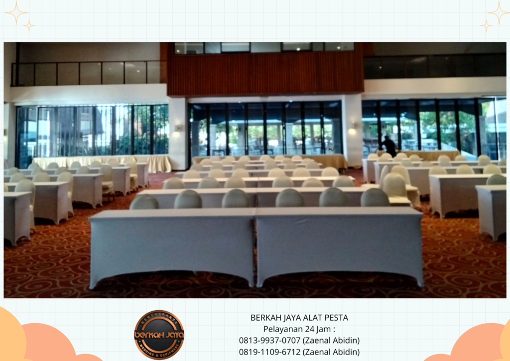 Sewa Meja Ibm Kursi Event Full Cover Area Jakarta Selatan