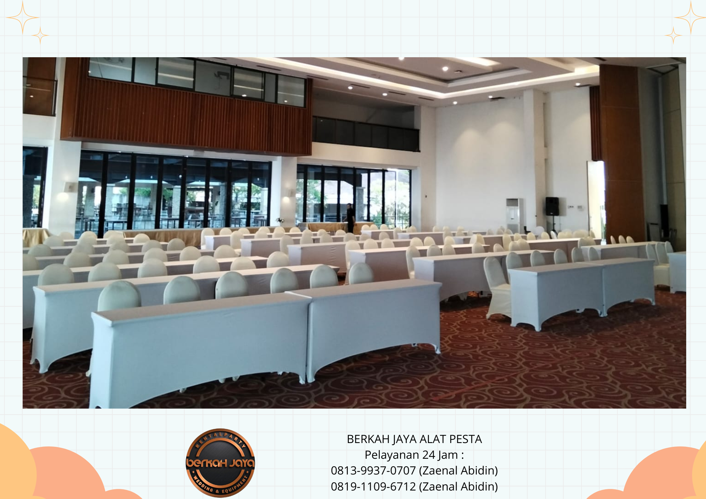 Sewa Meja Ibm Kursi Event Full Cover Area Jakarta Selatan