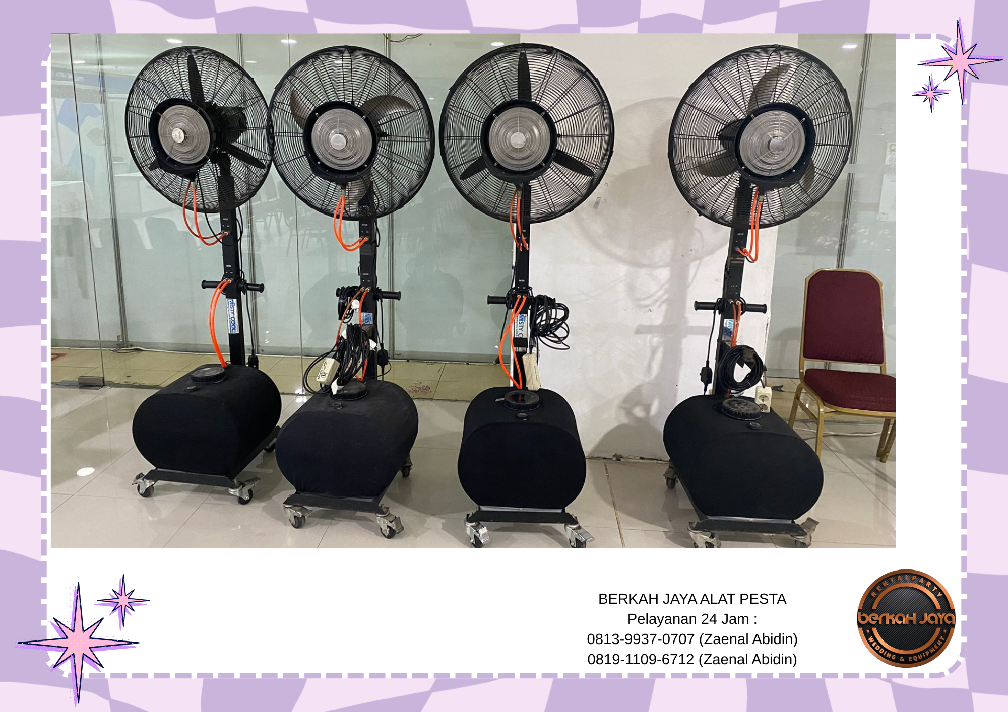 Jasa Sewa Misty Fan Blower Di Area Jabodetabek Ready Stok Banyak
