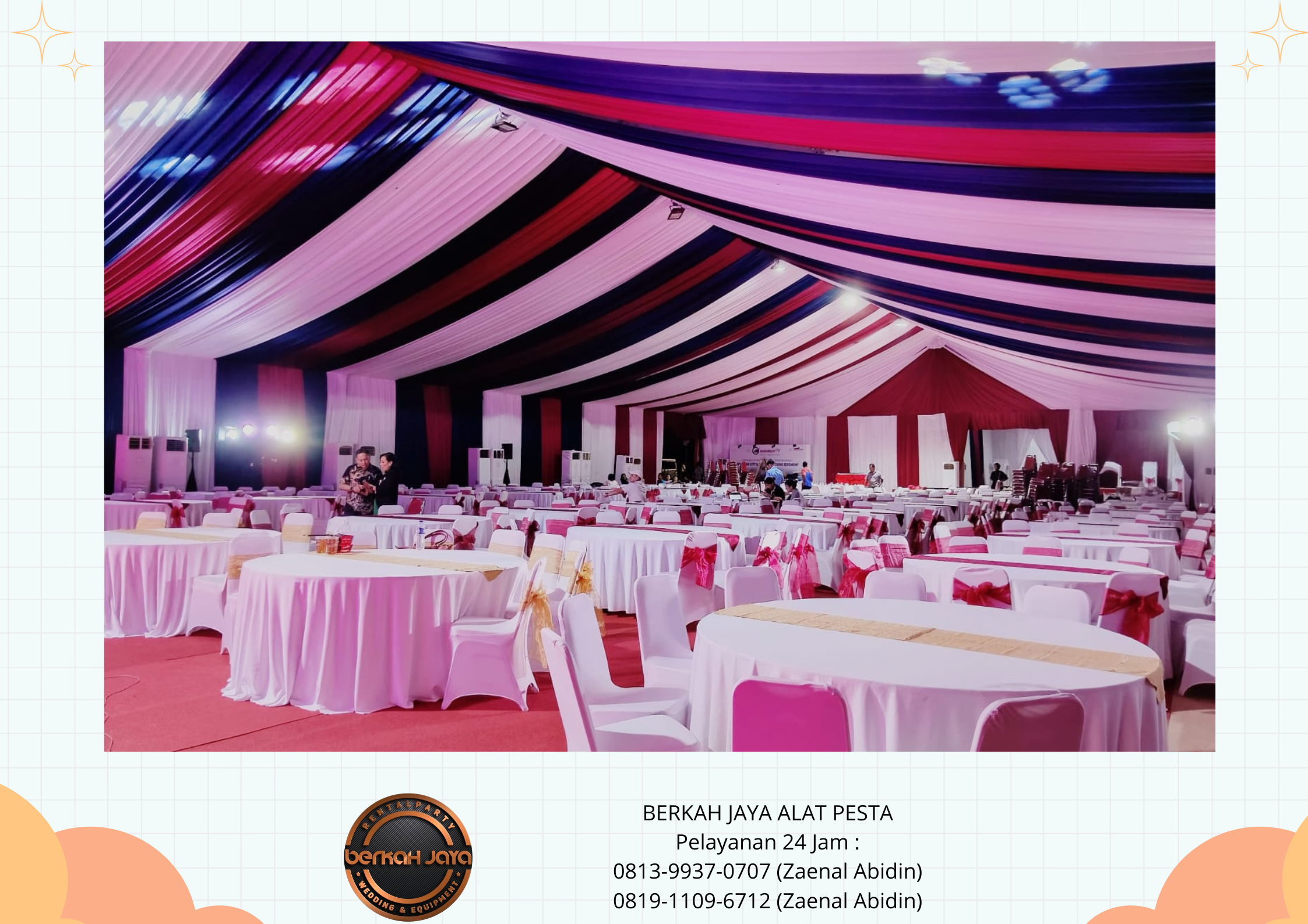 Sewa Tenda Roder Panggung Backdrop Podium Jakarta Selatan
