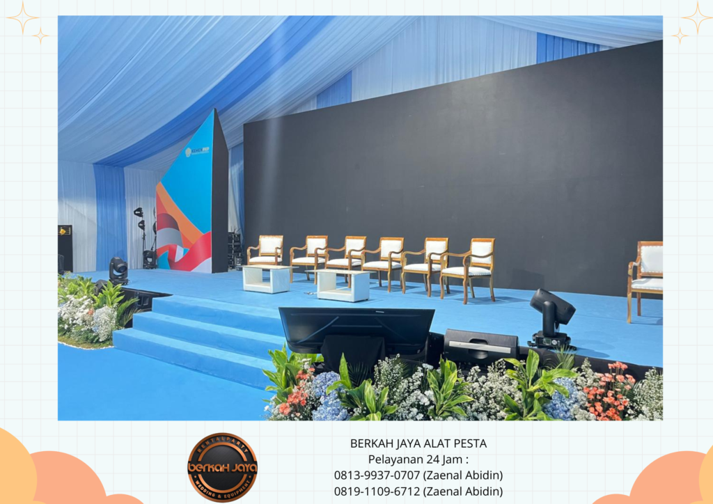 Sewa Tenda Roder Panggung Backdrop Podium Jakarta Selatan