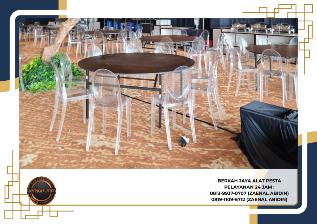 Pusat Sewa Kursi Acrylic Di Daerah Jakarta Selatan Lengkap Acessories