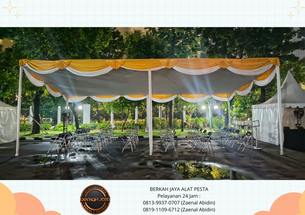 Pusat Sewa Tenda Konvensional Siap Setting Wilayah Jabodetabek