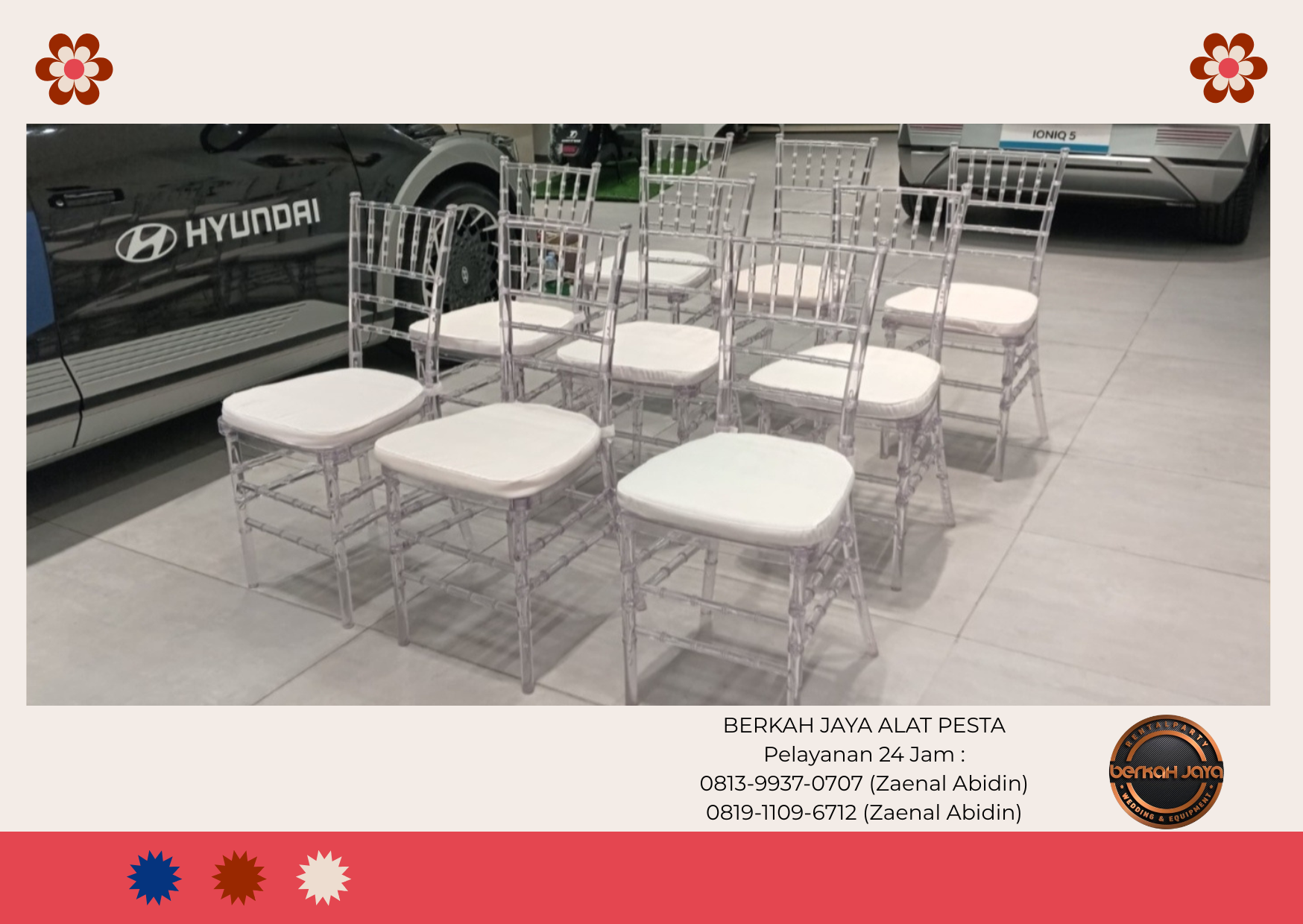 Sewa KURSI TIFFANY KAYU Sewa KURSI TIFFANY ACRYLIC Jakarta Selatan