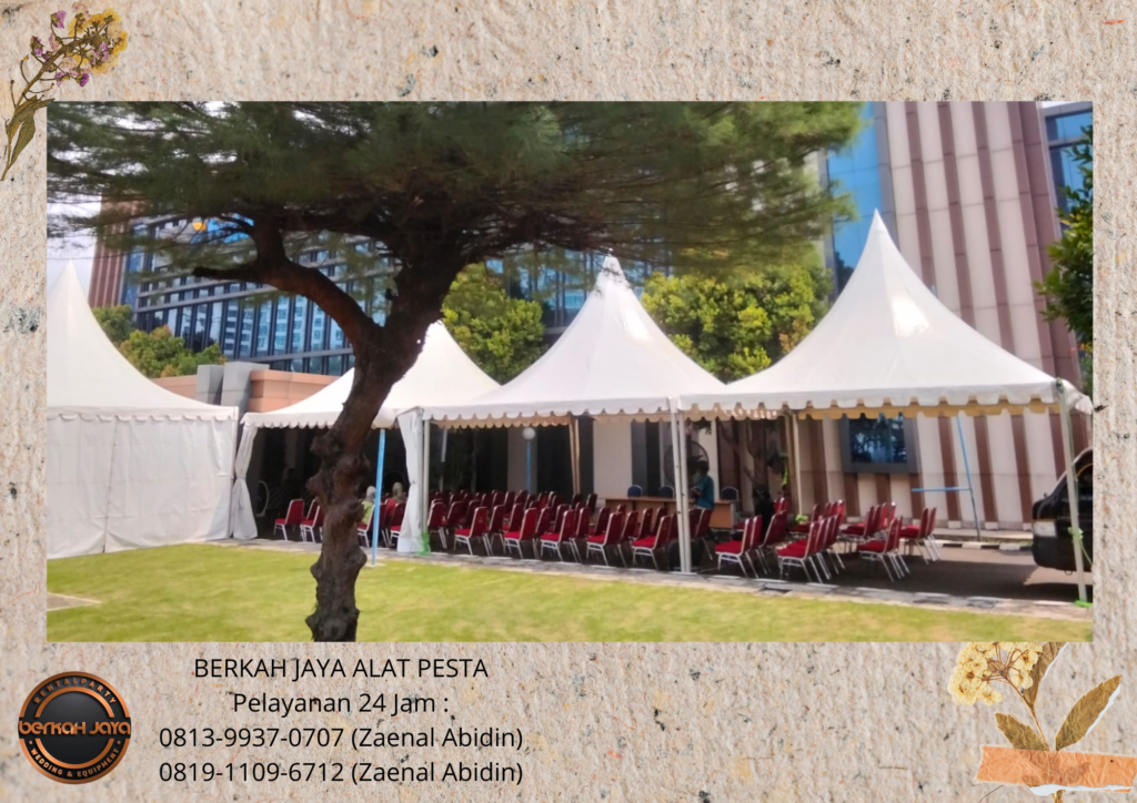 Pusat Sewa TENDA KERUCUT BERAGAM UKURAN Di Jakarta Selatan