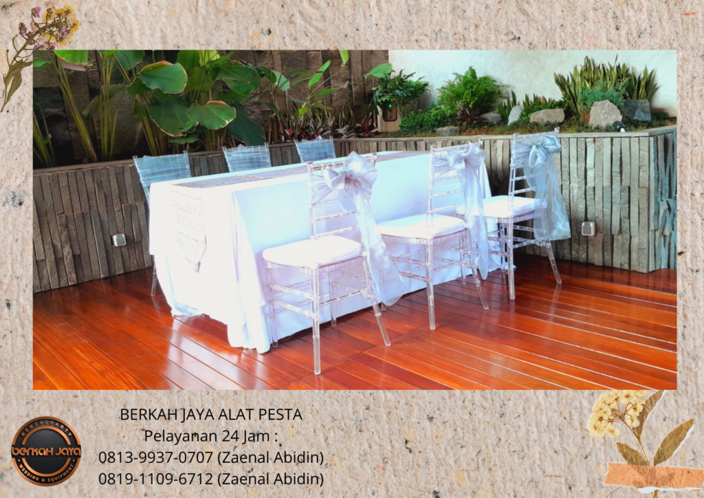 Rental KURSI TIFFANY ACRYLIC Jakarta Selatan
