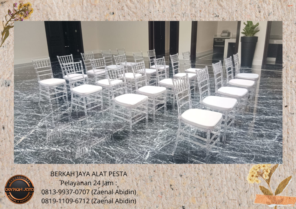 Rental KURSI TIFFANY ACRYLIC Jakarta Selatan