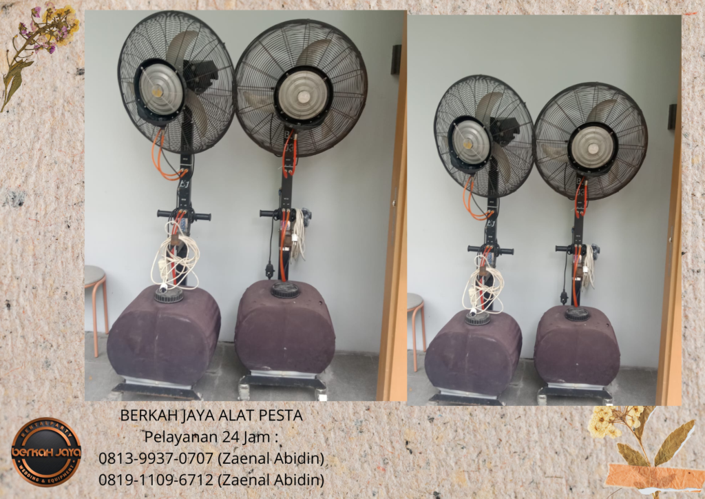 Rental MISTY FAN BLOWER UAP AIR Stok Banyak Area Jakarta