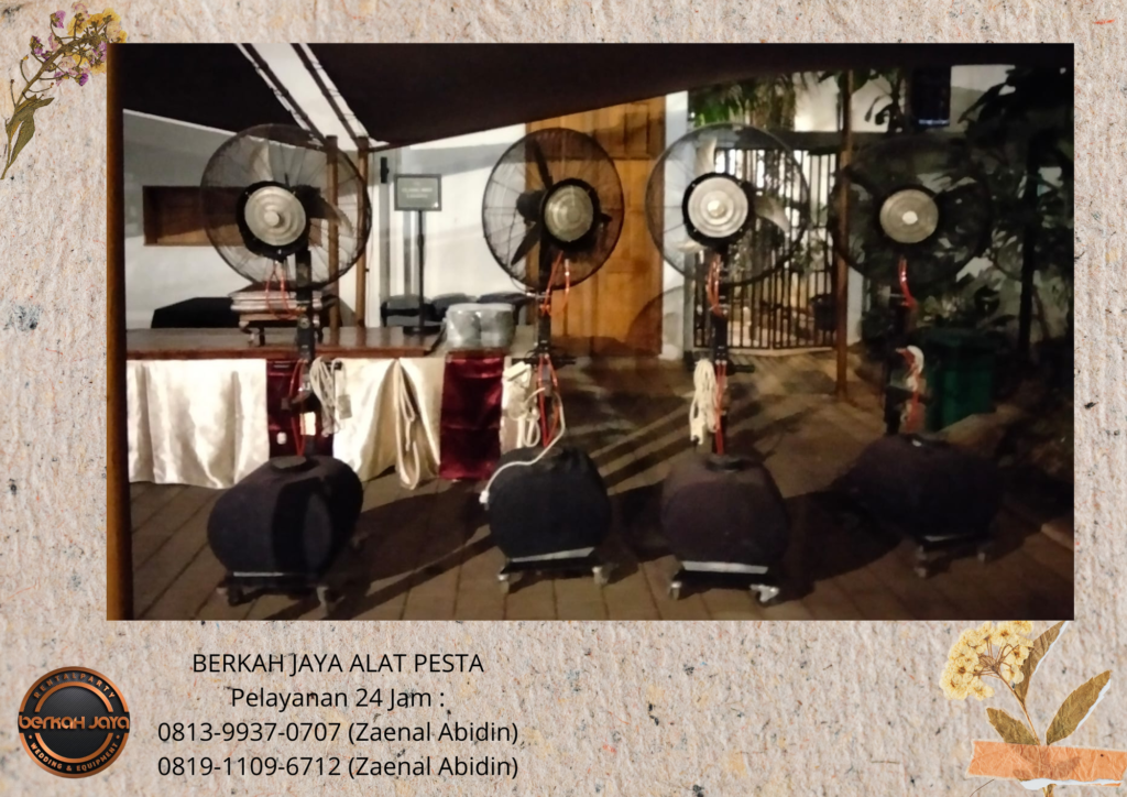 Rental MISTY FAN BLOWER UAP AIR Stok Banyak Area Jakarta