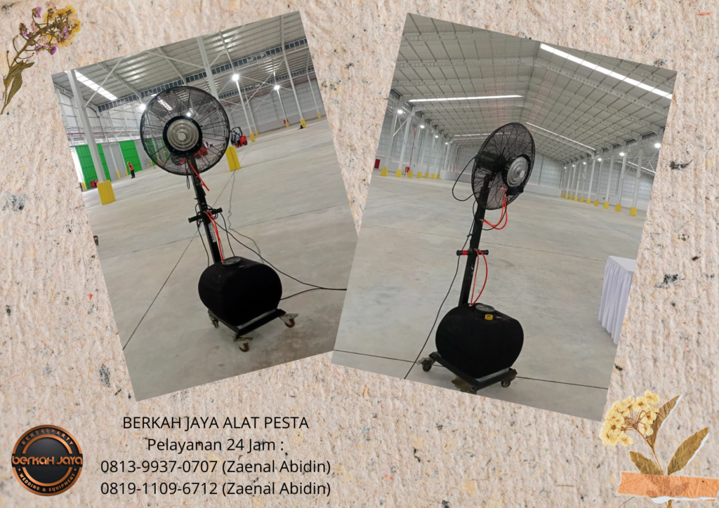 Rental MISTY FAN BLOWER UAP AIR Stok Banyak Area Jakarta