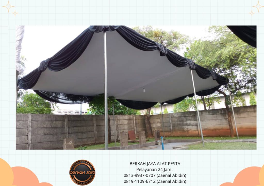 Rental TENDA PLAFON TENDA SERUT TENDA DEKORASI VIP Jakarta Selatan
