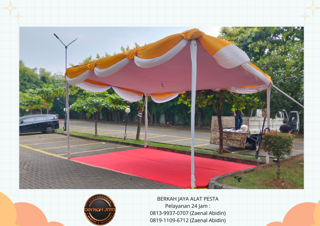 Rental TENDA PLAFON TENDA SERUT TENDA DEKORASI VIP Jakarta Selatan