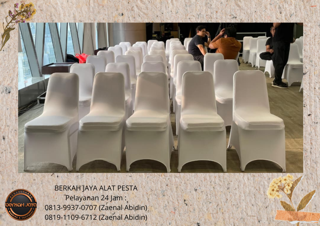Sewa KURSI MEJA COVER PUTIH Event Bakrie Tower Jakarta