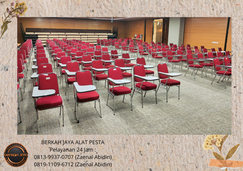 Sewa KURSI TEST FUTURA MERAH STAINLESS Jakarta Selatan