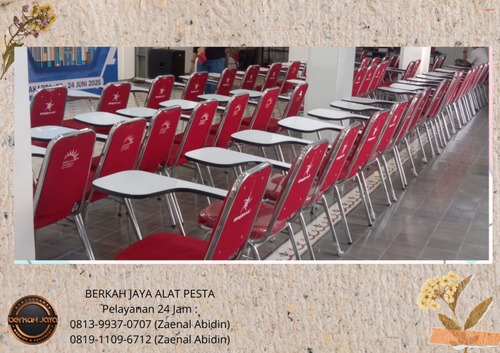 Sewa KURSI TEST FUTURA MERAH STAINLESS Jakarta Selatan