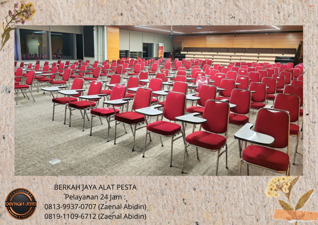 Sewa KURSI TEST FUTURA MERAH STAINLESS Jakarta Selatan