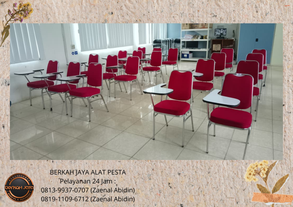 Sewa KURSI TEST FUTURA MERAH STAINLESS Jakarta Selatan
