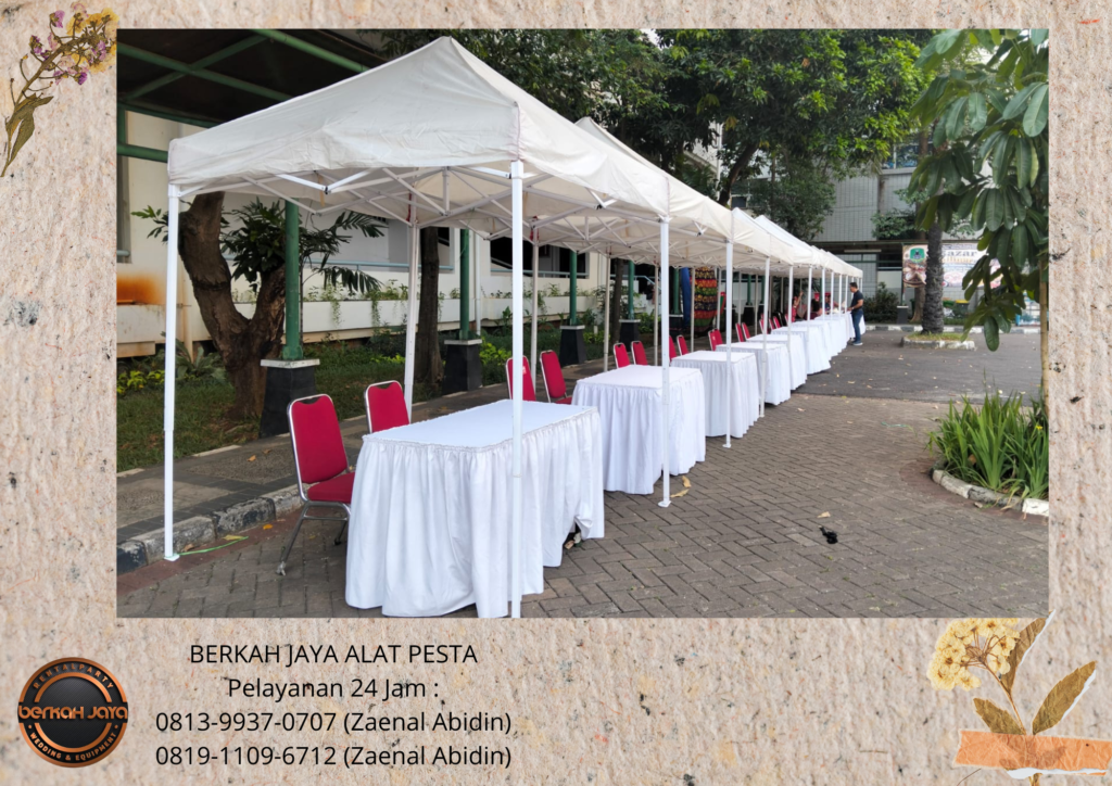 Sewa TENDA KURSI MEJA Event HUT Jakarta Area Monas Jakarta Pusat