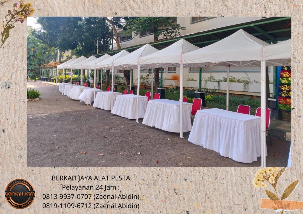 Sewa TENDA KURSI MEJA Event HUT Jakarta Area Monas Jakarta Pusat