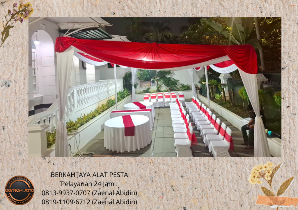 Sewa TENDA SERUT ROUND TABLE KURSI Jakarta Selatan