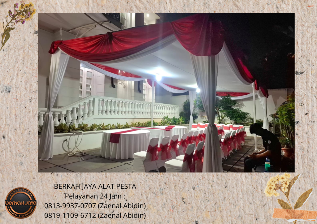 Sewa TENDA SERUT ROUND TABLE KURSI Jakarta Selatan