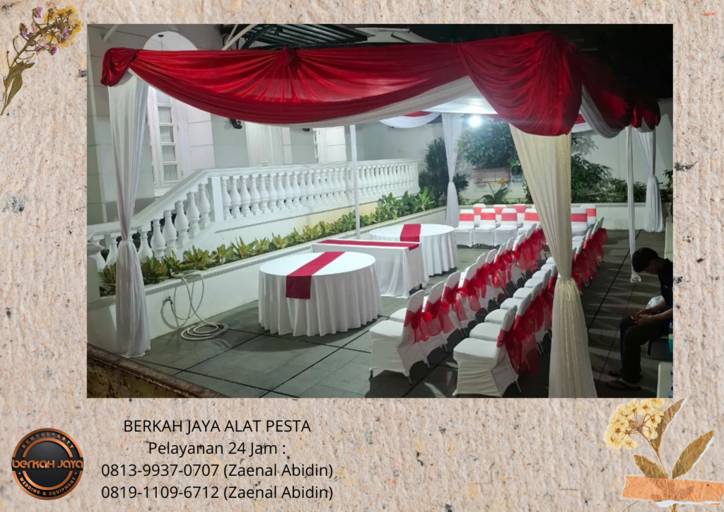 Sewa TENDA SERUT ROUND TABLE KURSI Jakarta Selatan