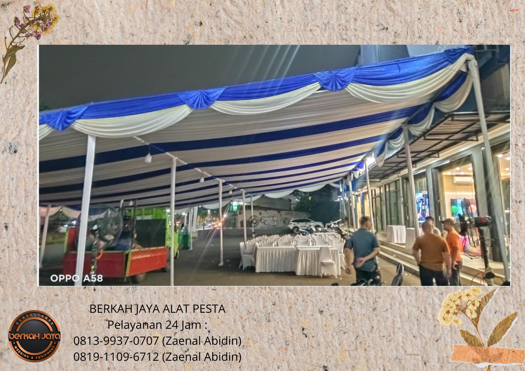Sewa TENDA SERUT TENDA PLAFON Jakarta Selatan