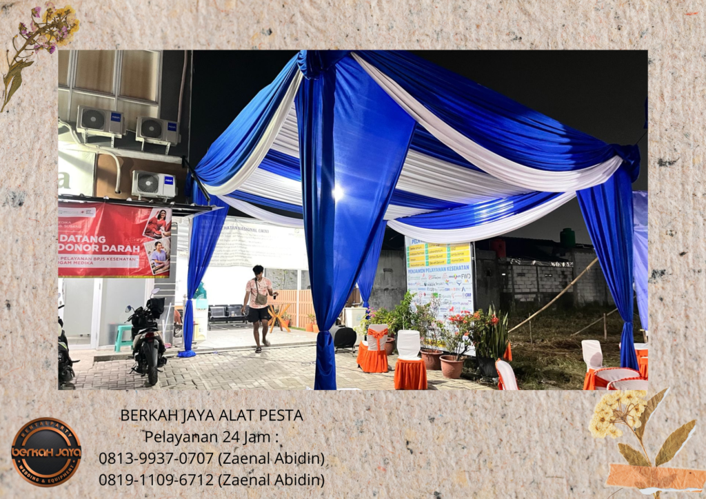 Sewa TIANG PEMBATAS ANTRIAN Dan TENDA SERUT Area Jakarta Selatan
