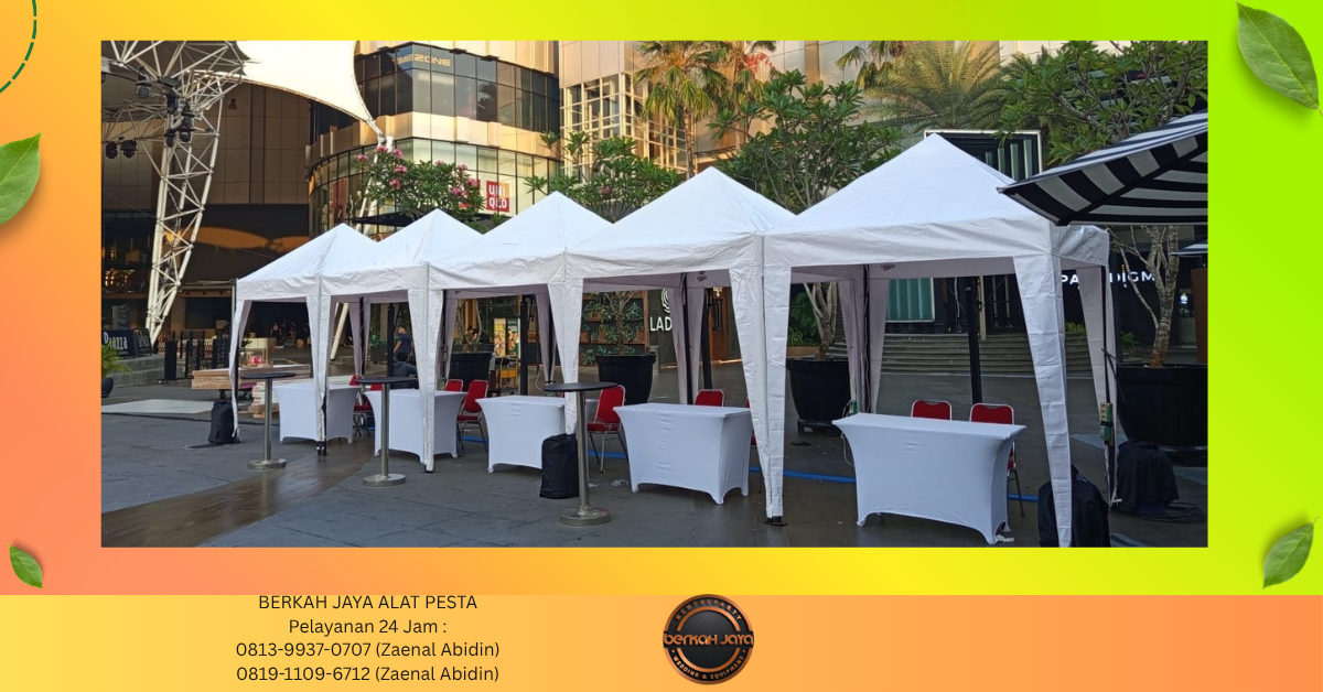 Rental TENDA CAFE Atau TENDA BAZAR PUTIH Jakarta Selatan Rental TENDA CAFE Atau TENDA BAZAR PUTIH Jakarta Selatan