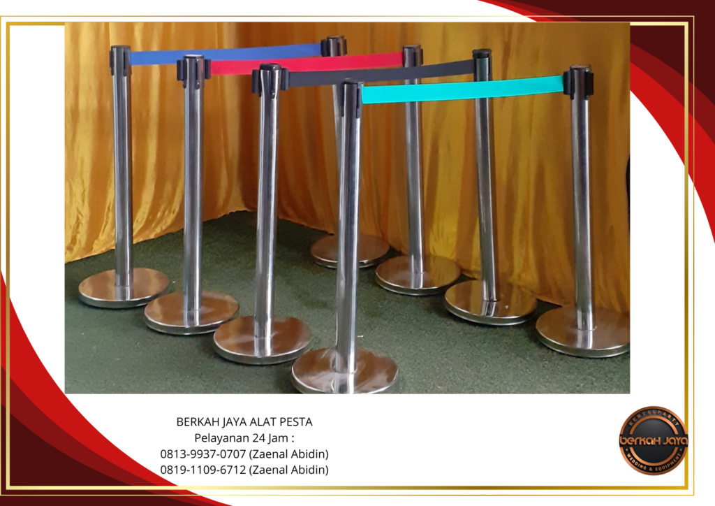 Jasa Sewa QLINE ATAU QUEUELINE STAINLESS Jakarta Selatan