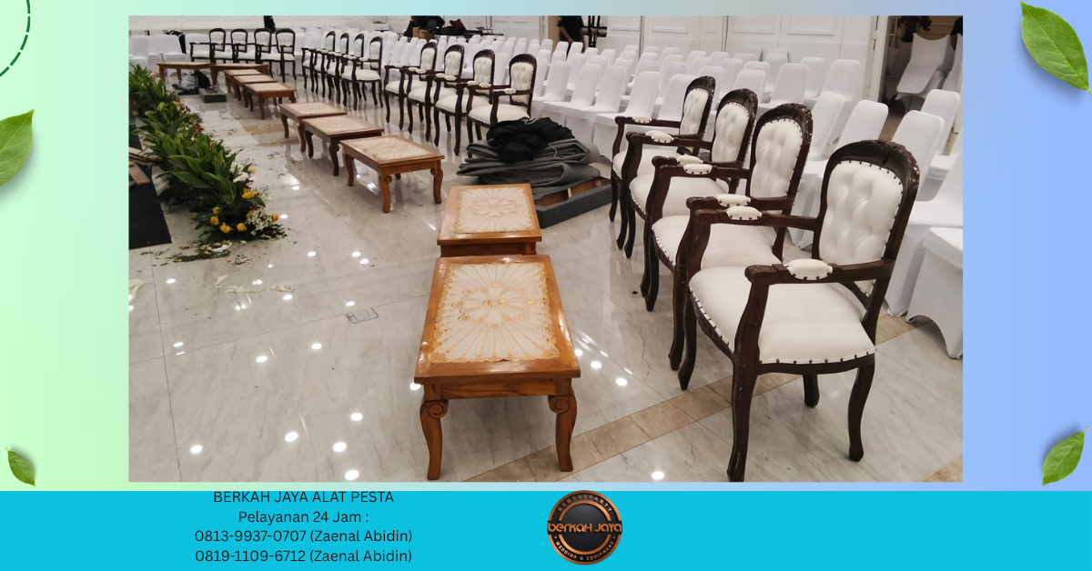 Rental ARM CHAIRS Dan MEJA Jakarta Selatan
