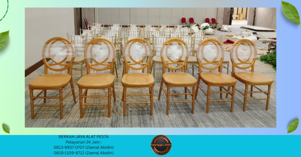 Rental KURSI OLIVIA GOLD Jakarta Selatan