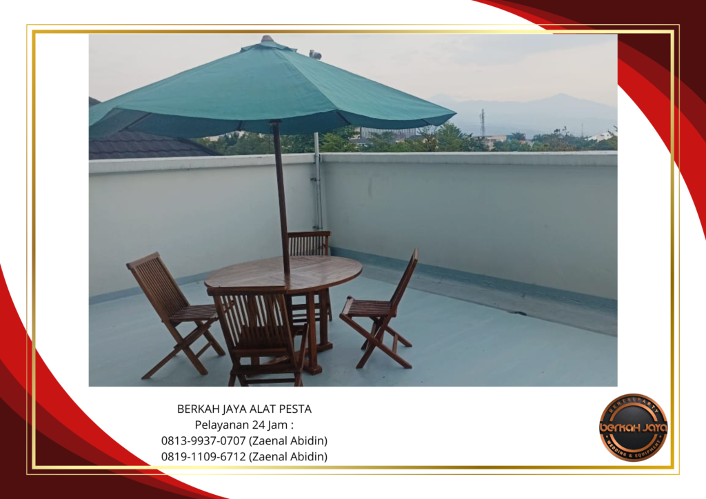 Rental KURSI TENDA PARASOL Area Jakarta Selatan