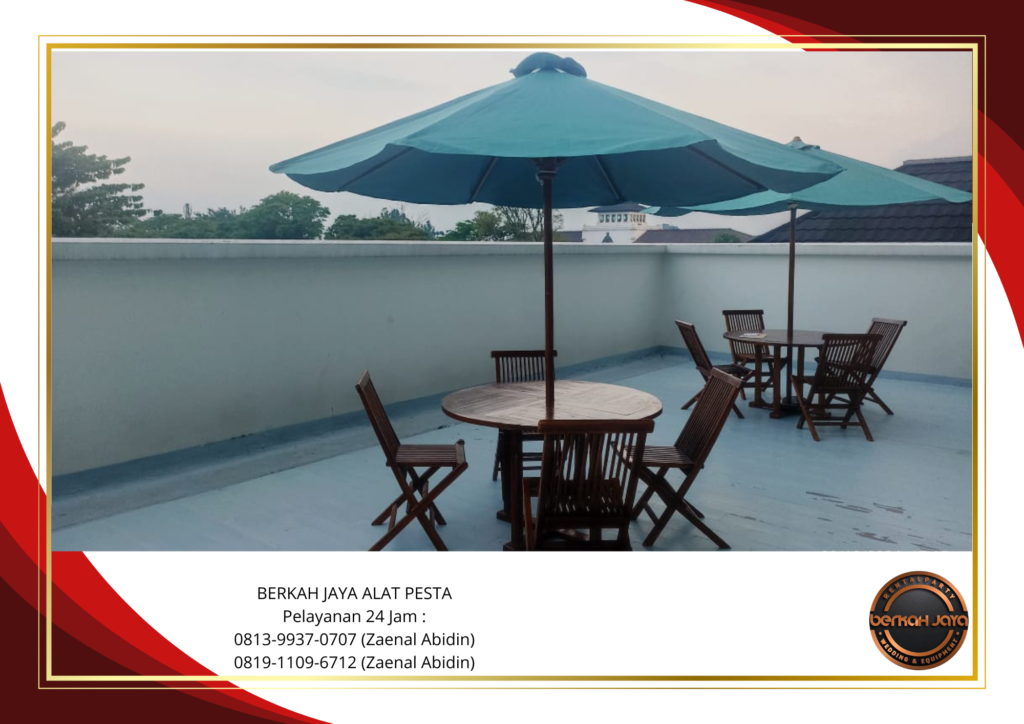 Rental KURSI TENDA PARASOL Area Jakarta Selatan