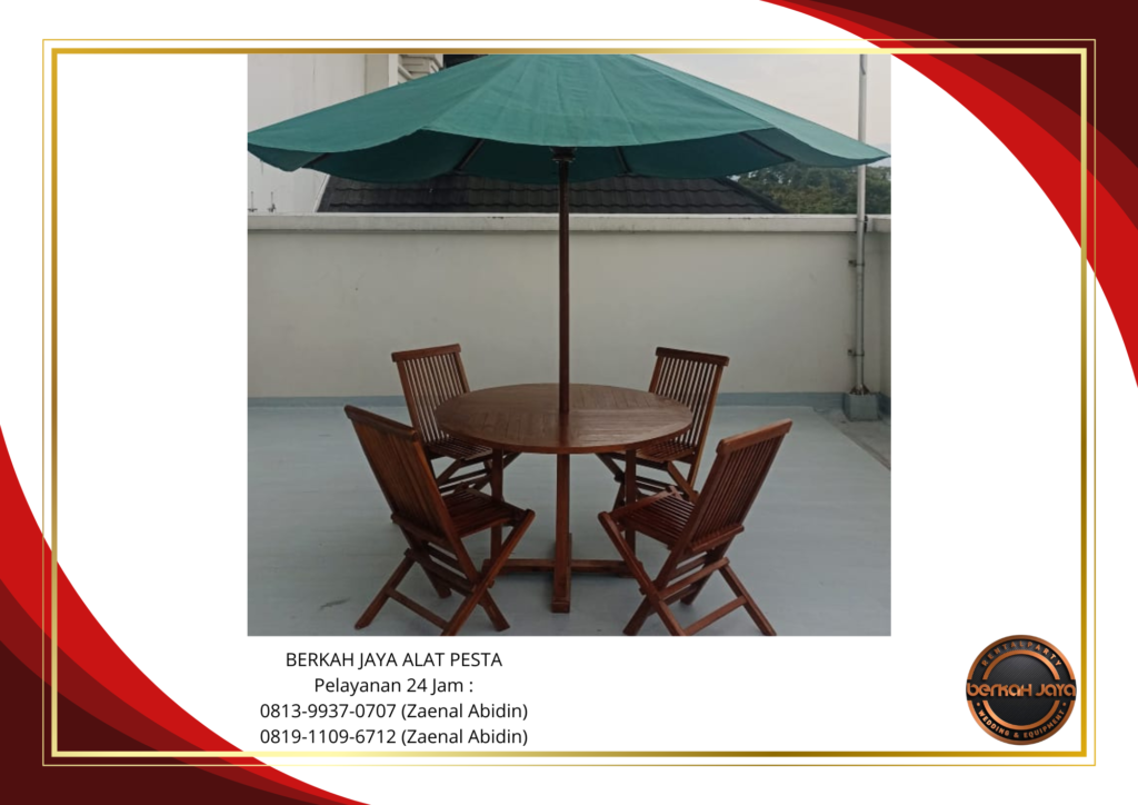 Rental KURSI TENDA PARASOL Area Jakarta Selatan