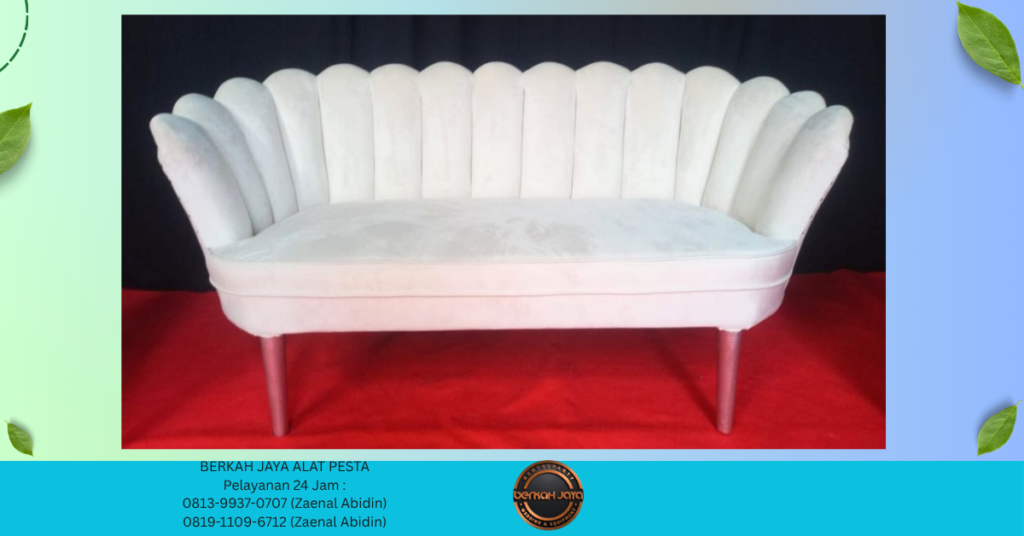 Rental SOFA PELAMINAN MODEL KERANG Jakarta Selatan