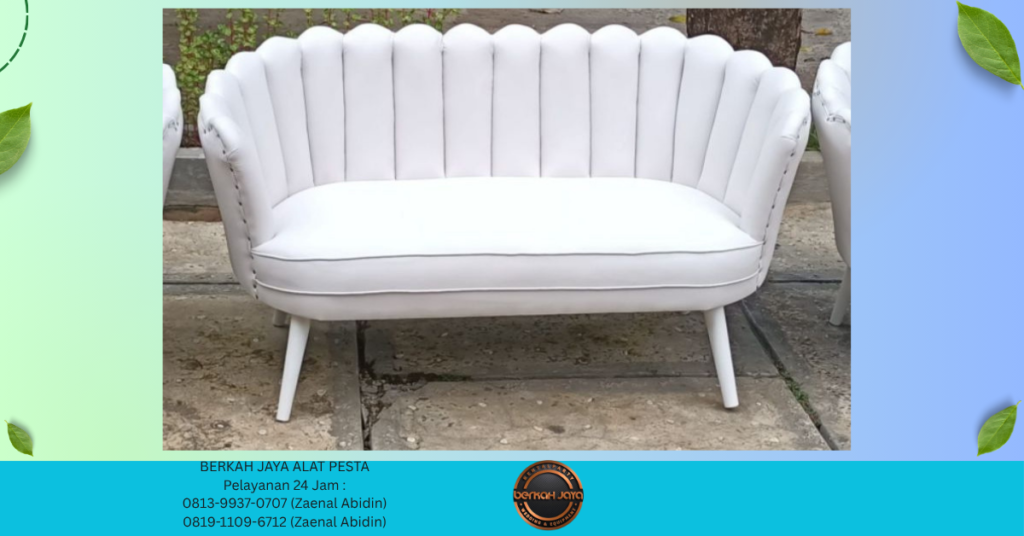 Rental SOFA PELAMINAN MODEL KERANG Jakarta Selatan