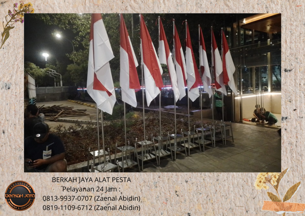 Rental TIANG ANTRIAN Dan TIANG BENDERA STAINLESS Jakarta Selatan