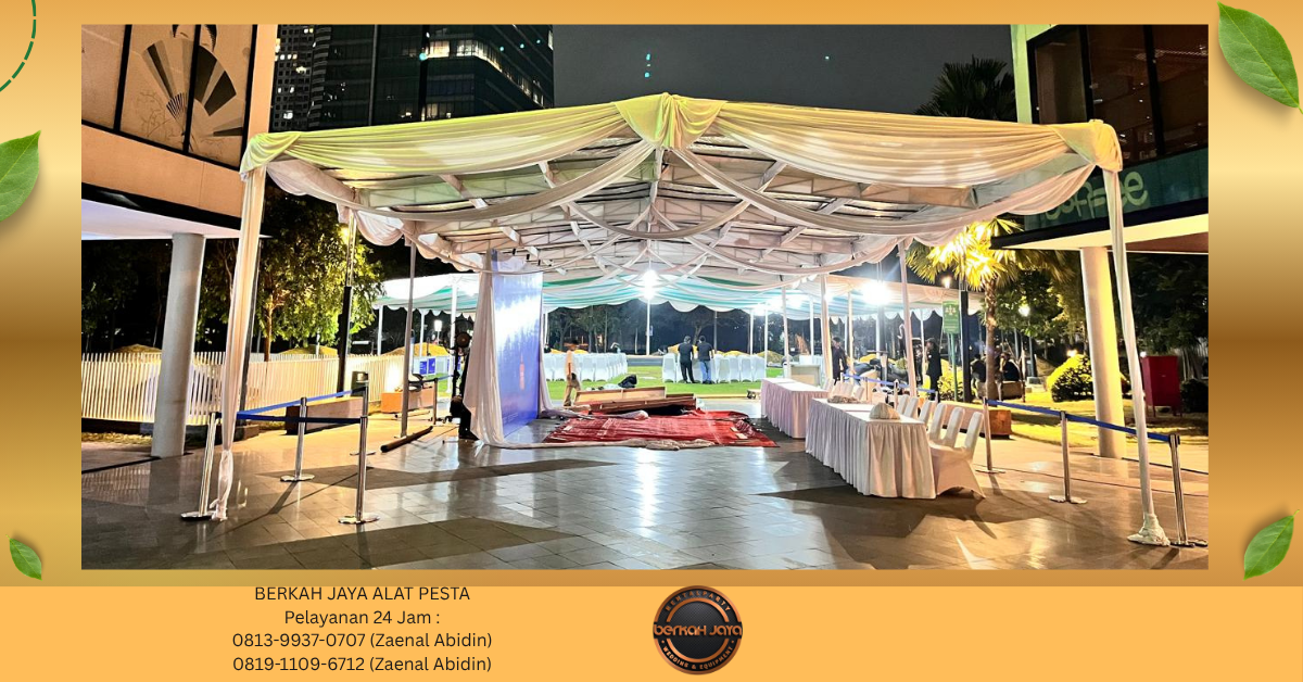 Sewa TENDA HANGGAR Dan TENDA RODER Jakarta Selatan
