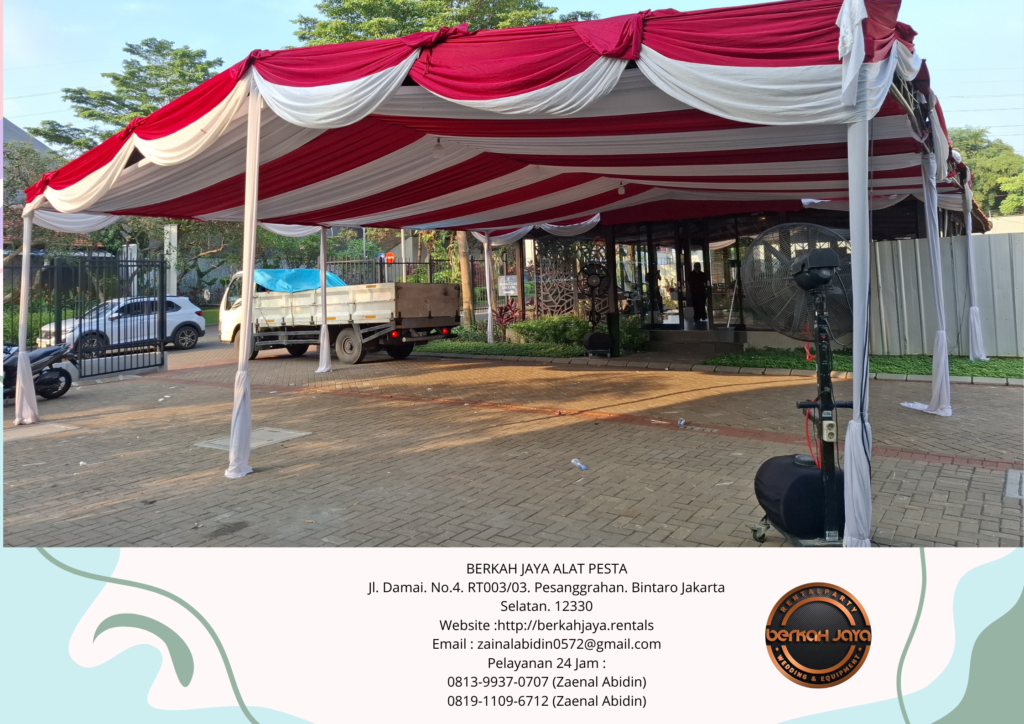 Sewa TENDA KONVENSIONAL Di Jakarta Pusat Acara Agustusan 2026