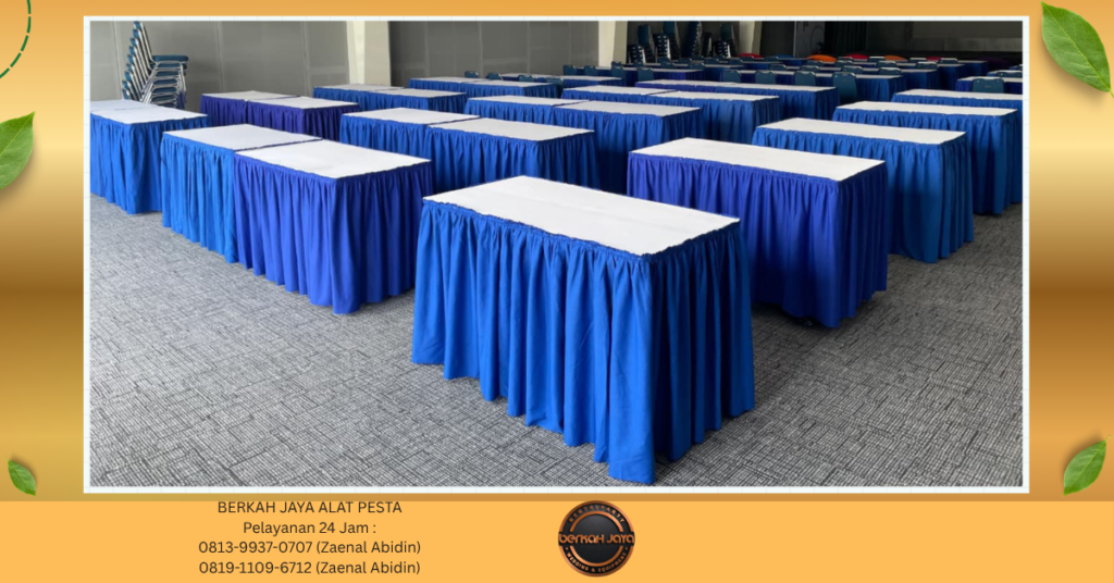 Jasa Sewa MEJA KOTAK EVENT Di Jakarta Selatan Beragam Ukuran