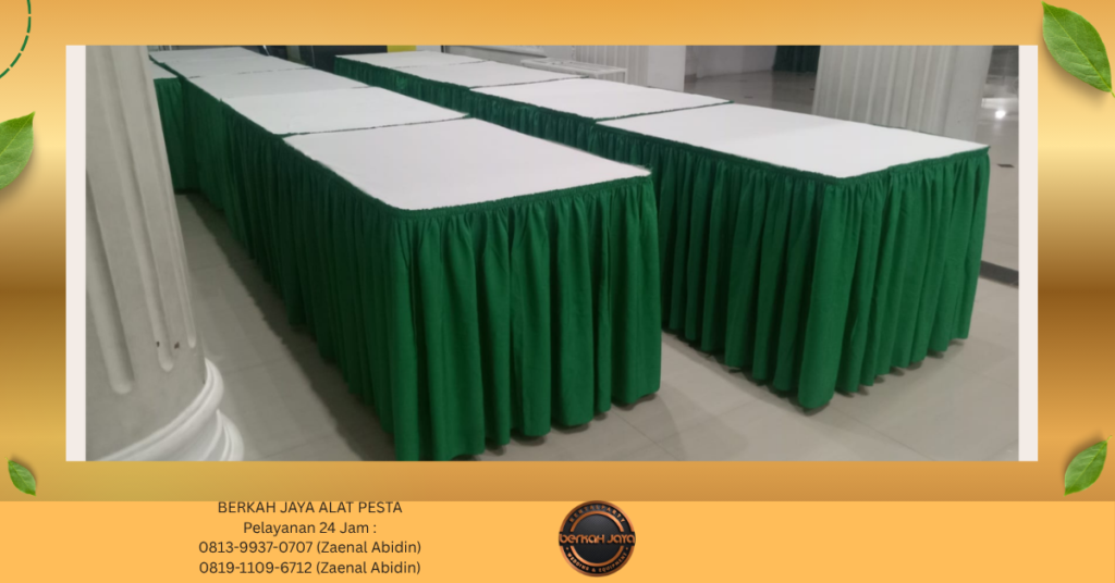 Jasa Sewa MEJA KOTAK EVENT Di Jakarta Selatan Beragam Ukuran