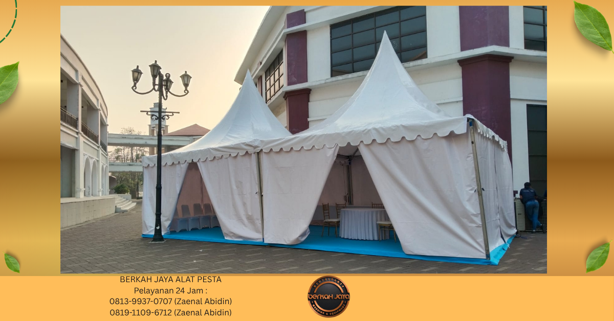 Jasa Sewa Tenda Kerucut Di Jakarta Selatan 081399370707 Harga Murah