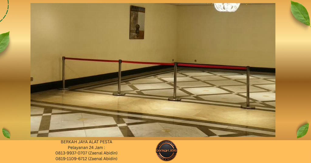 Jasa Sewa Tiang Antrian Stainless Di Jakarta 081399370707