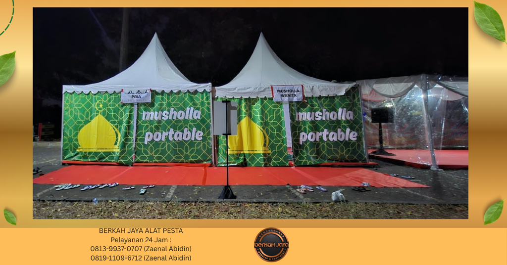 Layanan Sewa Mushola Portable Daerah Jabodetabek 081399370707