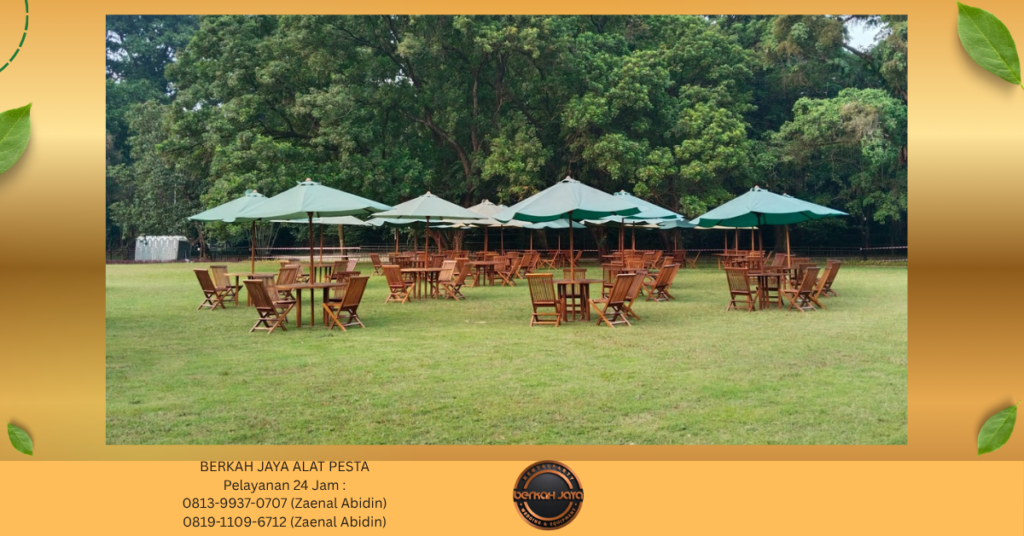 Sewa TENDA PARASOL KURSI MEJA Jakarta Selatan