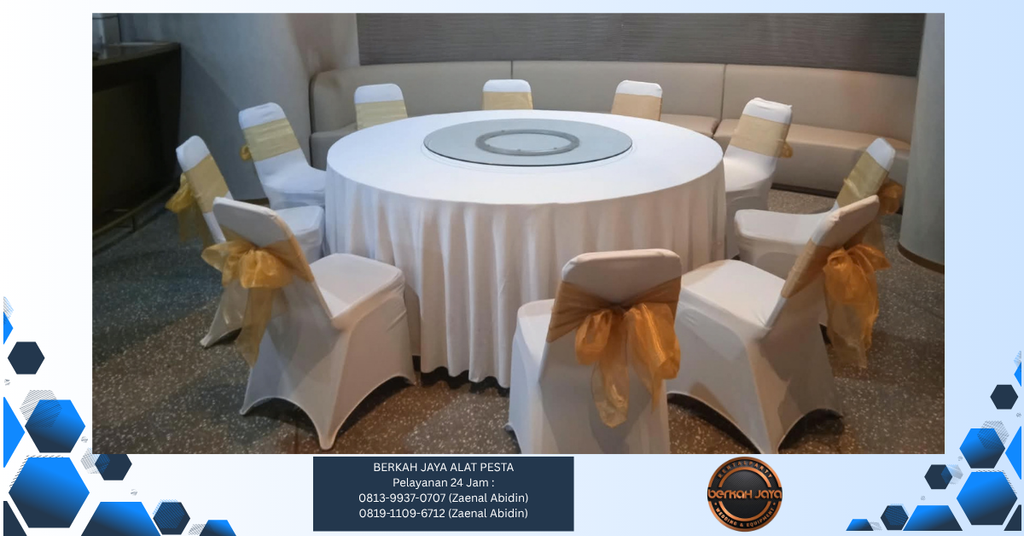 Rental Round Table Set Lazy Suzzan Jakarta Selatan 081399370707
