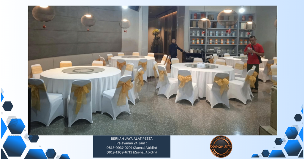 Rental Round Table Set Lazy Suzzan Jakarta Selatan 081399370707