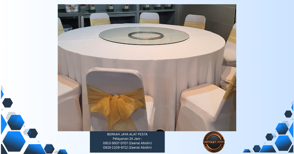 Rental Round Table Set Lazy Suzzan Jakarta Selatan 081399370707